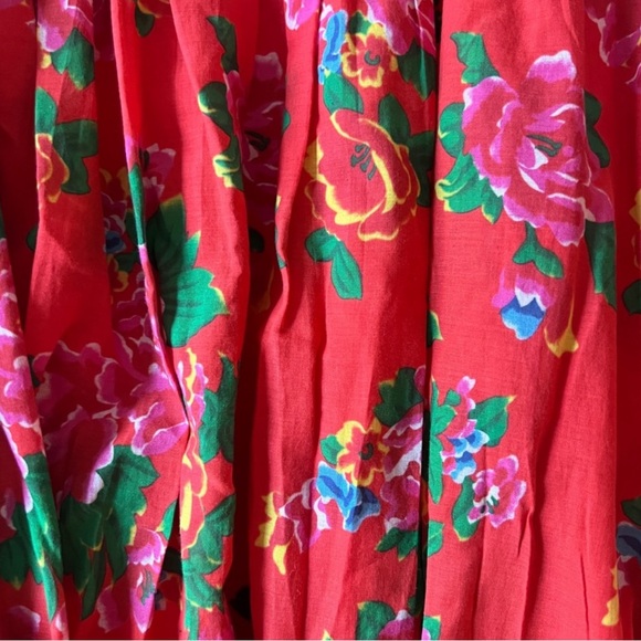 RHODE Nala Mini Dress red floral small - Picture 8 of 9